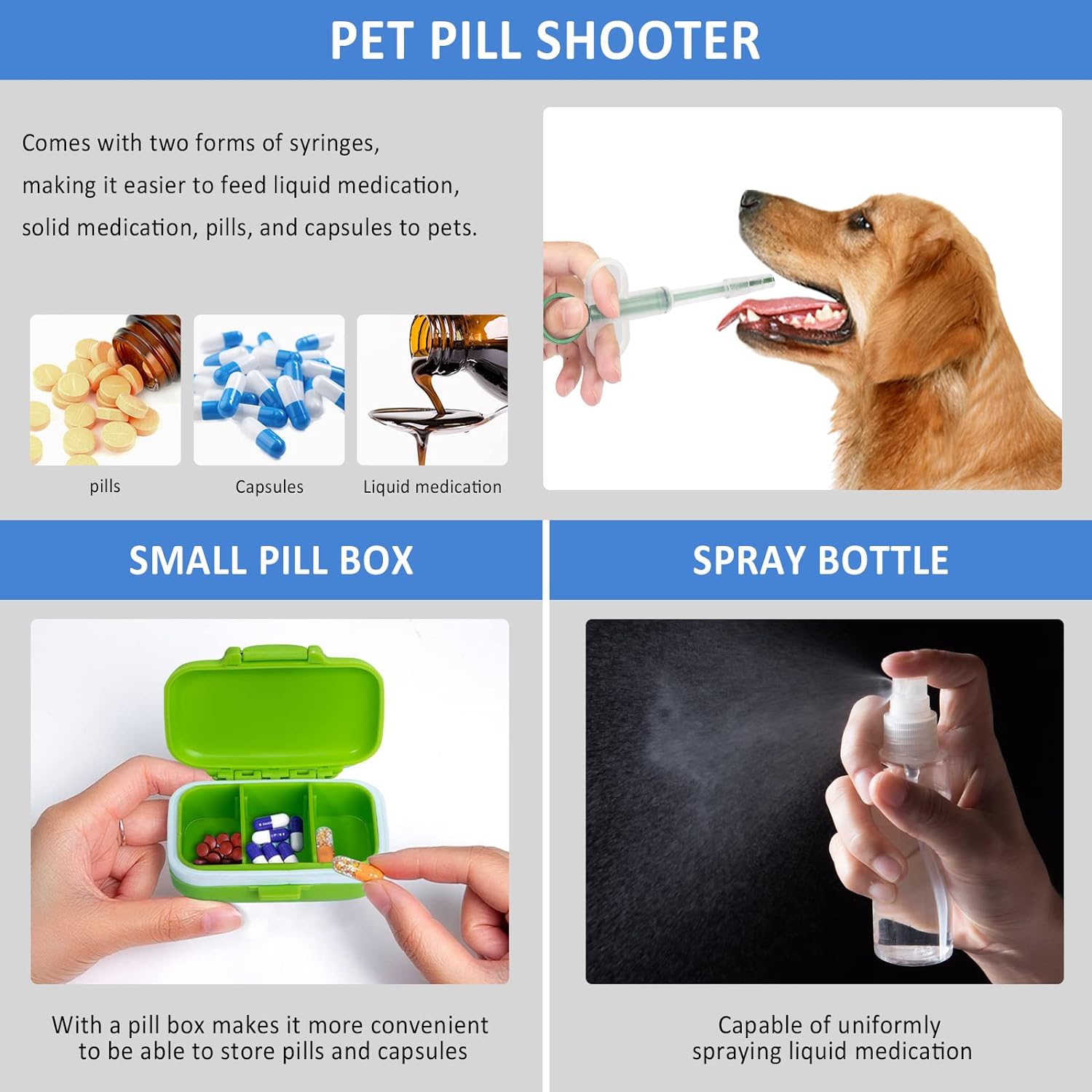 Pet First Aid Kit for Dogs and Cats - Pet Emergency Kit for Traveling Home