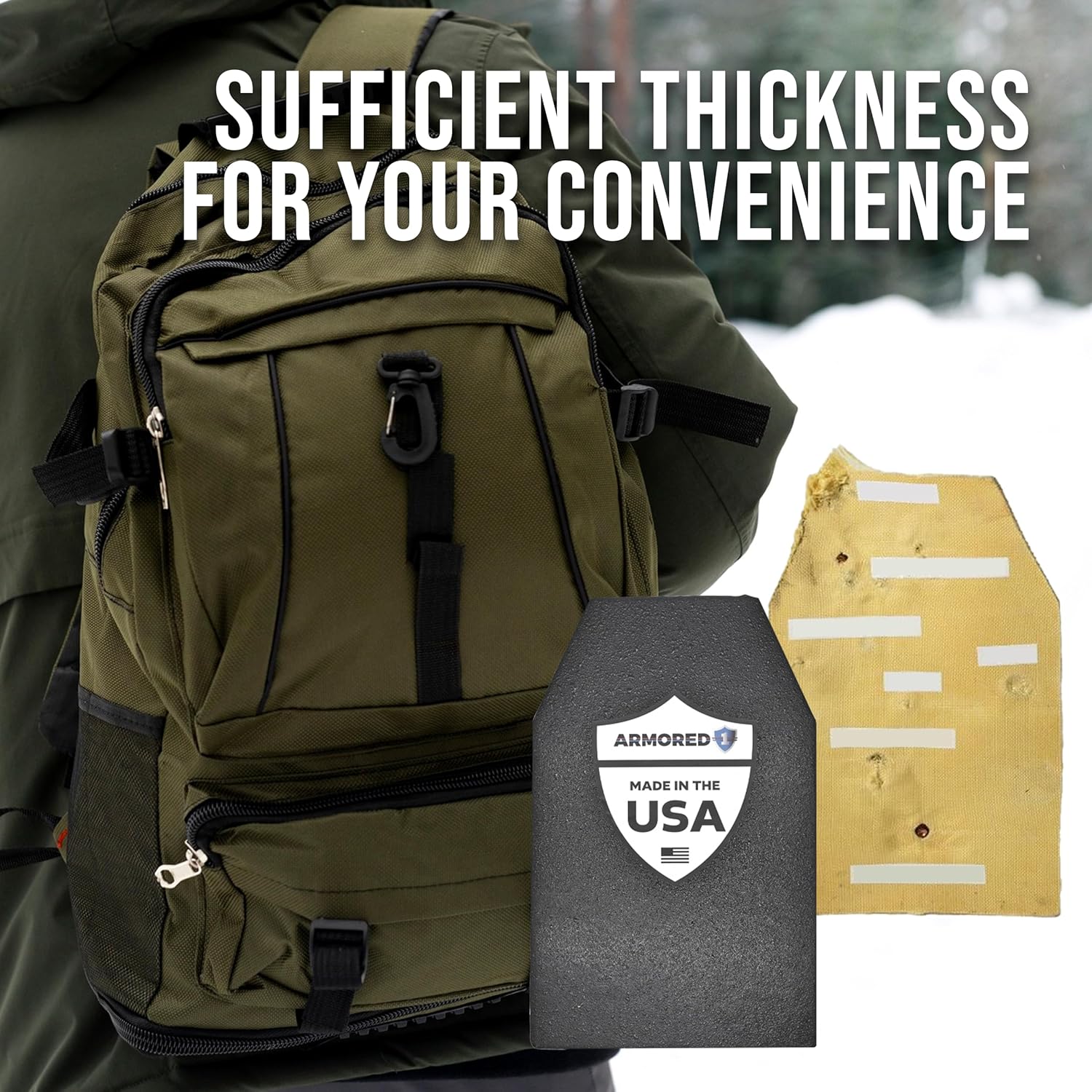 Tactical Backpack Insert Plate