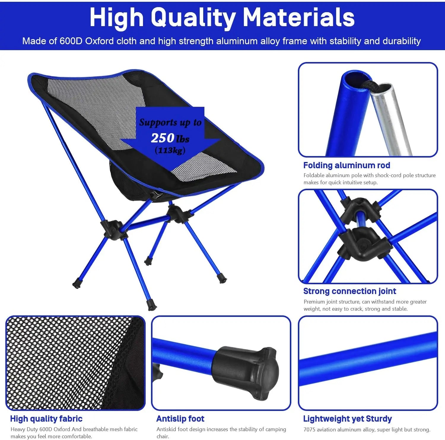 Folding Ultralight Camping Chair