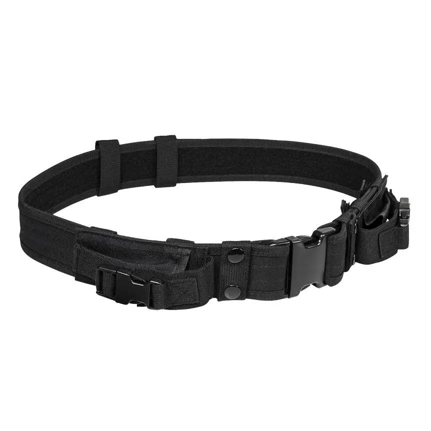 Tactical Military Belt Waist Support With Magazine Pouches