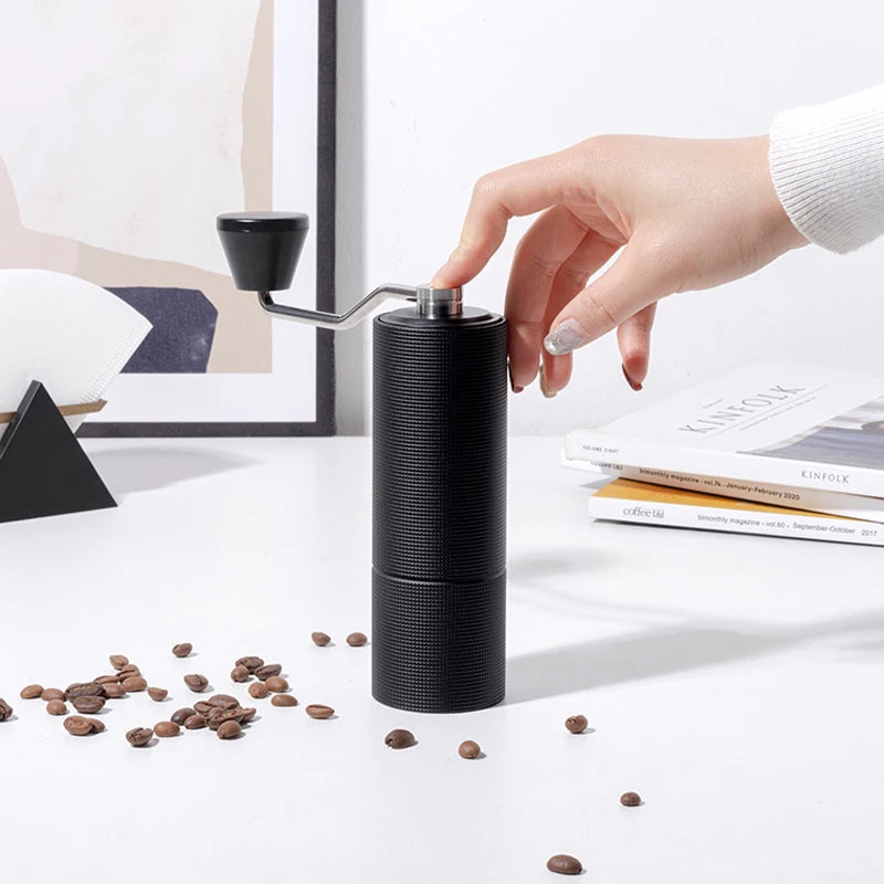 Manual Coffee Grinder High Quality Portable Hand Grinder With Double Bearing Positioning