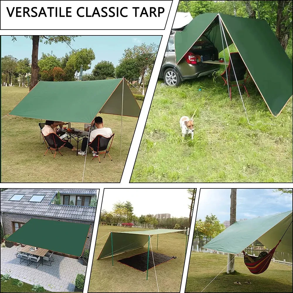Camping Tarp Waterproof Tent Shelter