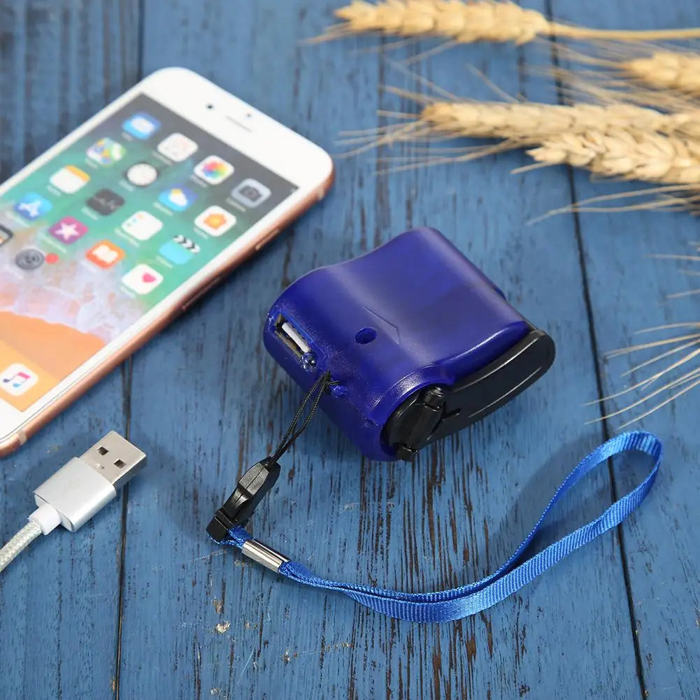 Portable Hand Crank USB Phone Emergency Charger