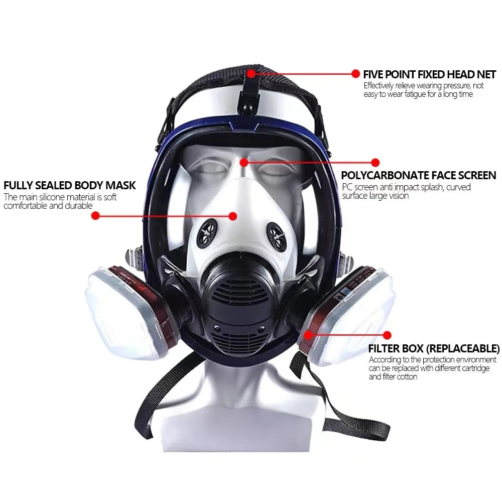 Tactical Chemical Gas Mask Full Face
