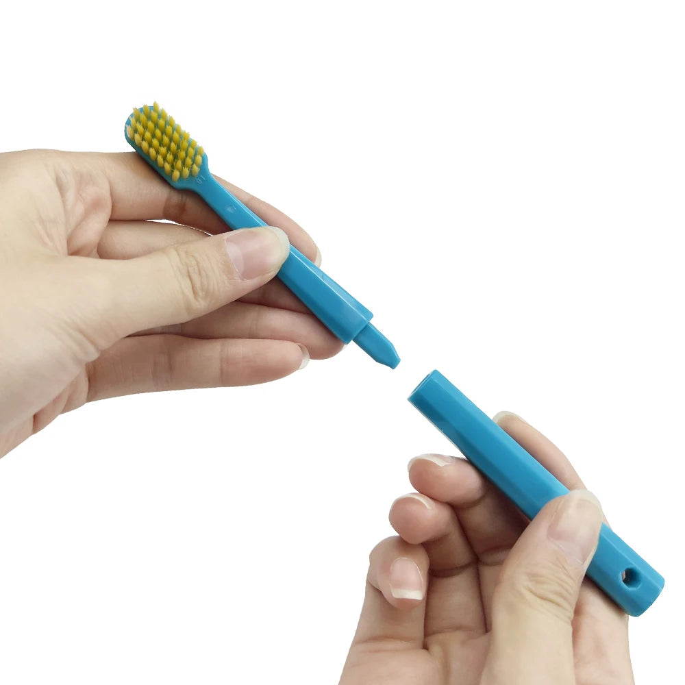 Portable Toothbrush Box Orthodontic Oral Hygiene Tools Kits Interdental Brush Tongue Scraper Travel Toothbrush