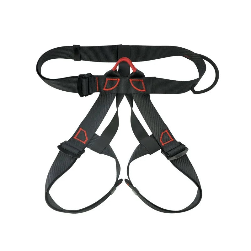 Outdoor Harness Sports Rock Climbing Half-Body Harness Waist Support Safety Belt Aerial Survival Mountain Tools