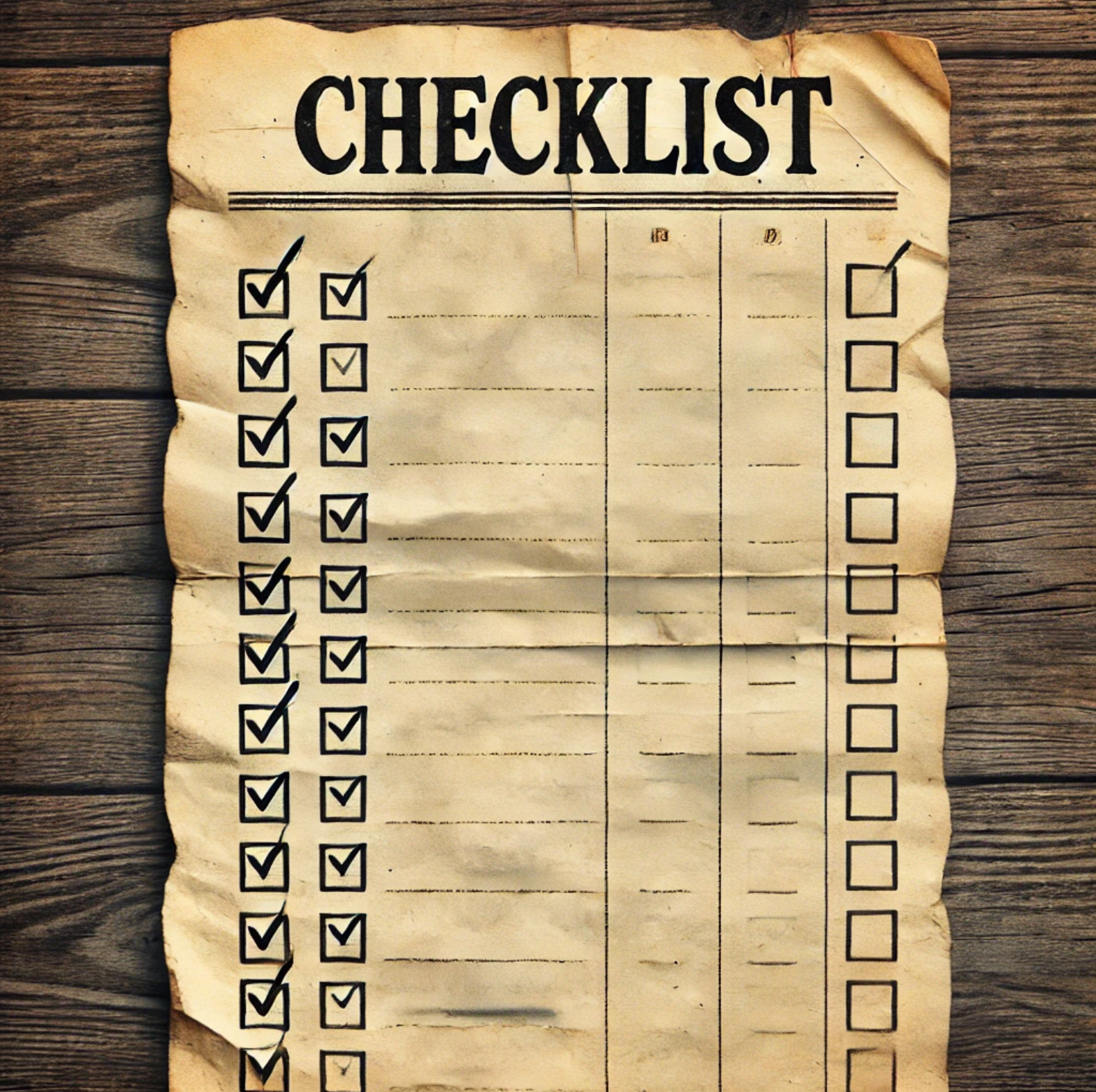 Master Prepper Checklist