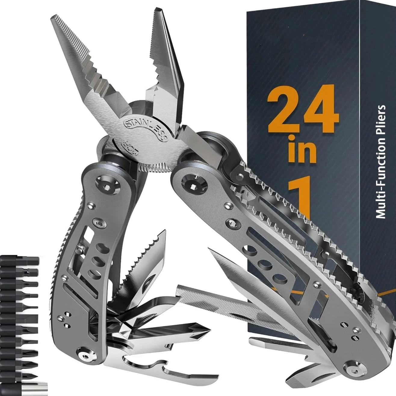 Multitool Portable Pocket Pliers Knife Screwdriver for Outdoor Survival Camping Hunting and Hiking