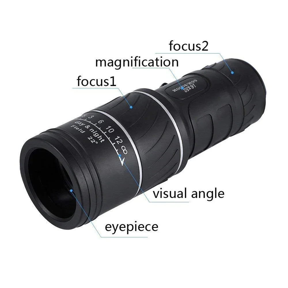 40X60 Military Binoculars Night Vision Hunting Optical Range High List Binoculars Powerful Monocular Handheld Outdoor Concert